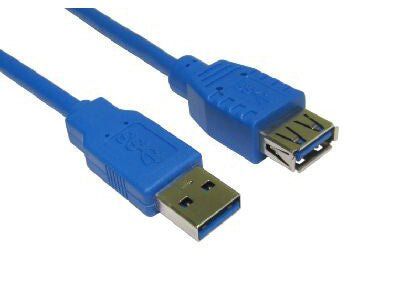 CDL 2MTR USB 3.0 A M - A F BLUE - Image 1