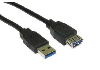 Cables Direct USB 3.0 USB cable USB 3.2 Gen 1 (3.1 Gen 1) 5 m USB A Black - Image 1