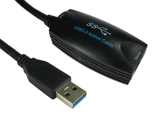 Cables Direct USB 3.0 USB cable USB 3.2 Gen 1 (3.1 Gen 1) 5 m USB A Black