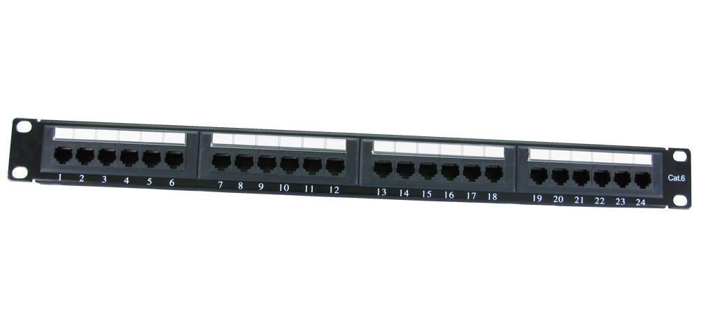 Cables Direct 24 Port Cat6 Patch Panel 1U - Image 1