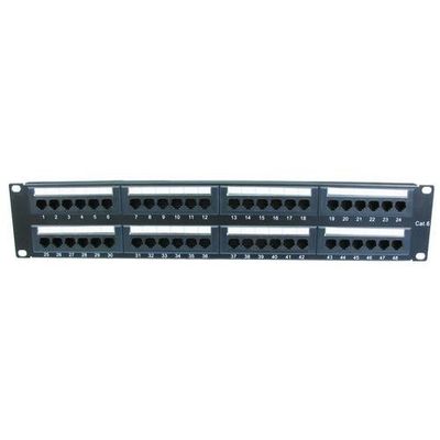 Cables Direct 48 Port Cat6 Patch Panel 2U