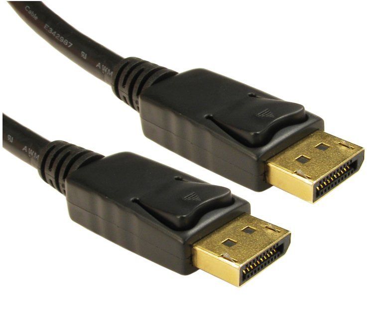 Cables Direct CDLDP-002LOCK DisplayPort cable 2 m Black - Image 1