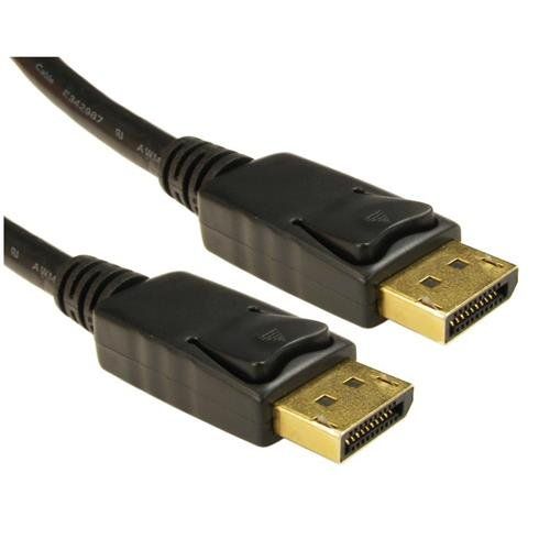 Cables Direct CDLDP-003LOCK DisplayPort cable 3 m Black - Image 1