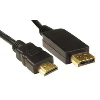 Target HDHDPORT-005-2M video cable adapter HDMI Type A (Standard) DisplayPort Black - Thumbnail 2