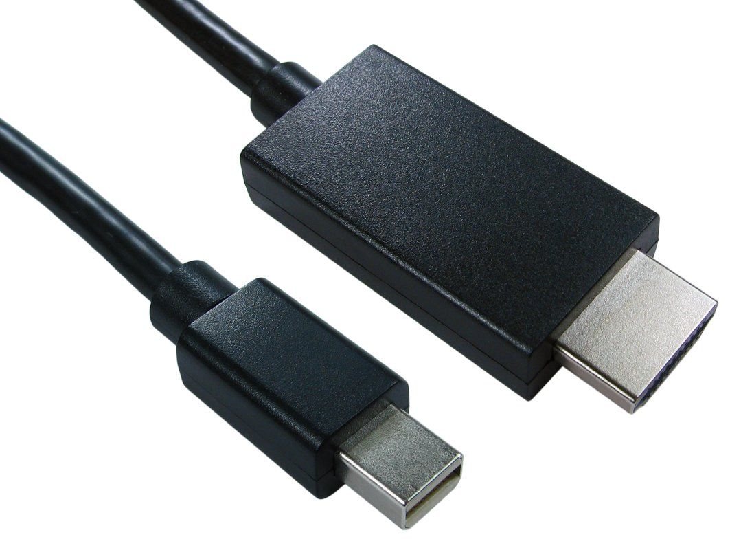 Cables Direct DisplayPort/HDMI, 1m HDMI Type A (Standard) Black - Image 1