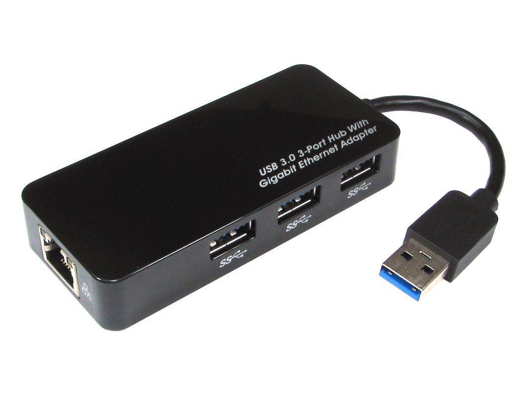 Cables Direct USB 3.0 Gigabit Ethernet Hub - Image 1