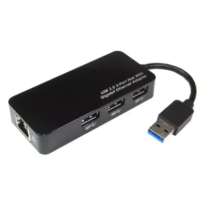 Cables Direct USB 3.0 Gigabit Ethernet Hub - Thumbnail 2