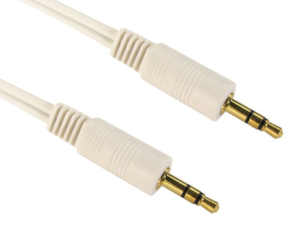 Cables Direct 3.5 mm - 3.5 mm 20m audio cable 3.5mm White - Image 1