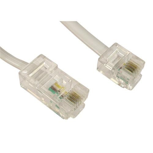 Cables Direct RJ11/RJ45 1m 20 m White - Image 1