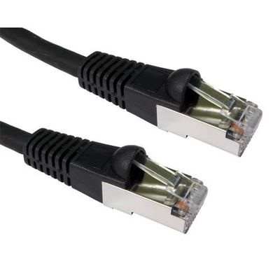 Cables Direct Cat6a. 15m networking cable Black S/FTP (S-STP)