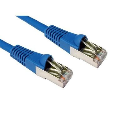 Cables Direct Cat6a. 25m networking cable Blue S/FTP (S-STP)