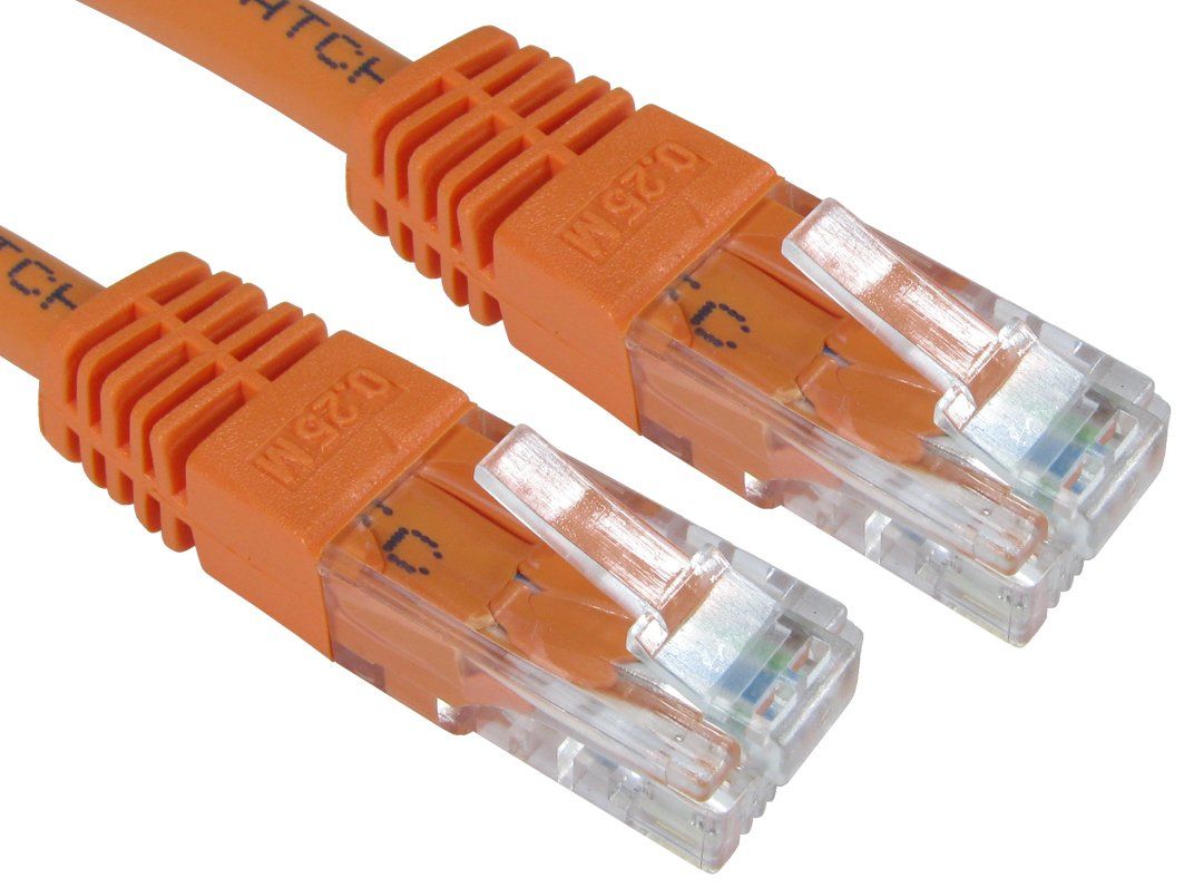 Cables Direct UTP Cat6 1.5m networking cable Orange U/UTP (UTP) - Image 1