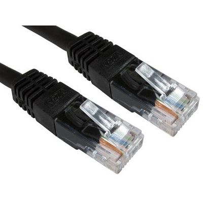 Cables Direct UTP Cat6 15m networking cable Black U/UTP (UTP)