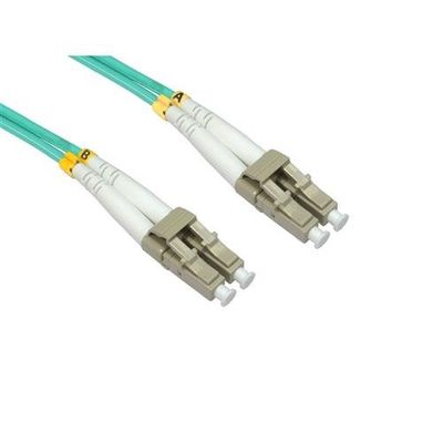 Cables Direct FB4M-LCLC-010D fibre optic cable 1 m LC OM4 Aqua colour