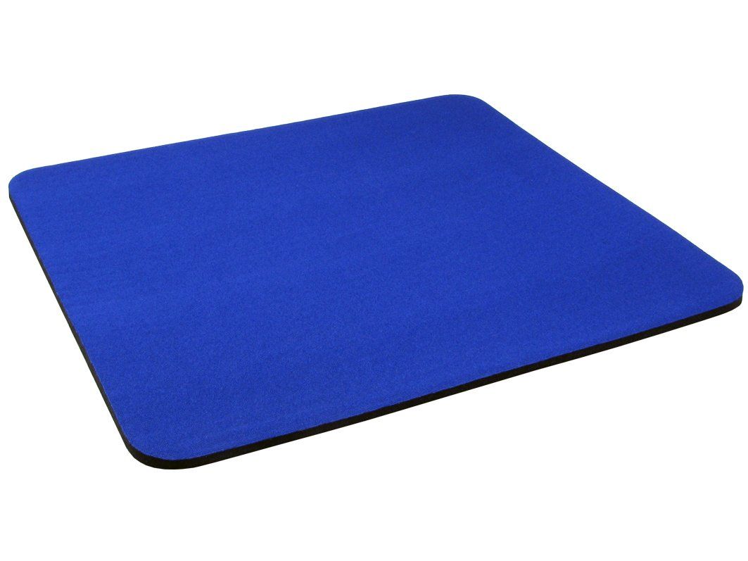 Cables Direct DARK BLUE MOUSE MAT 6MM CLOTH&RUBBER - Image 1