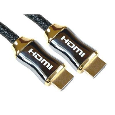 Cables Direct HDMI/HDMI M/M 5m HDMI cable HDMI Type A (Standard) Black, Gold