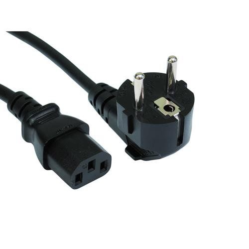 Cables Direct Euro - IEC (C13) 3m Black C13 coupler - Image 1