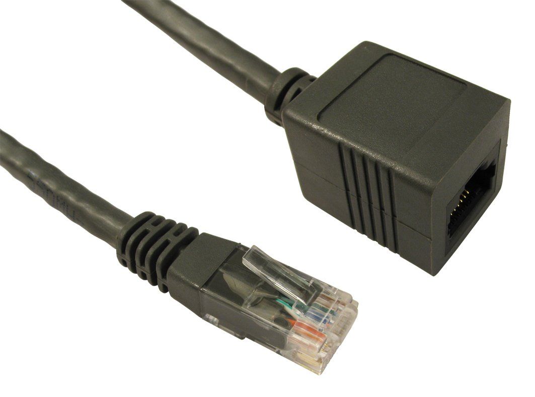 Cables Direct Cat 6. 1m networking cable Grey Cat6 U/UTP (UTP) - Image 1