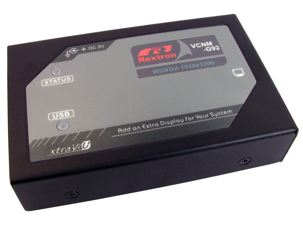 Cables Direct USB2-HDMILAN AV extender AV transmitter & receiver Black - Image 1
