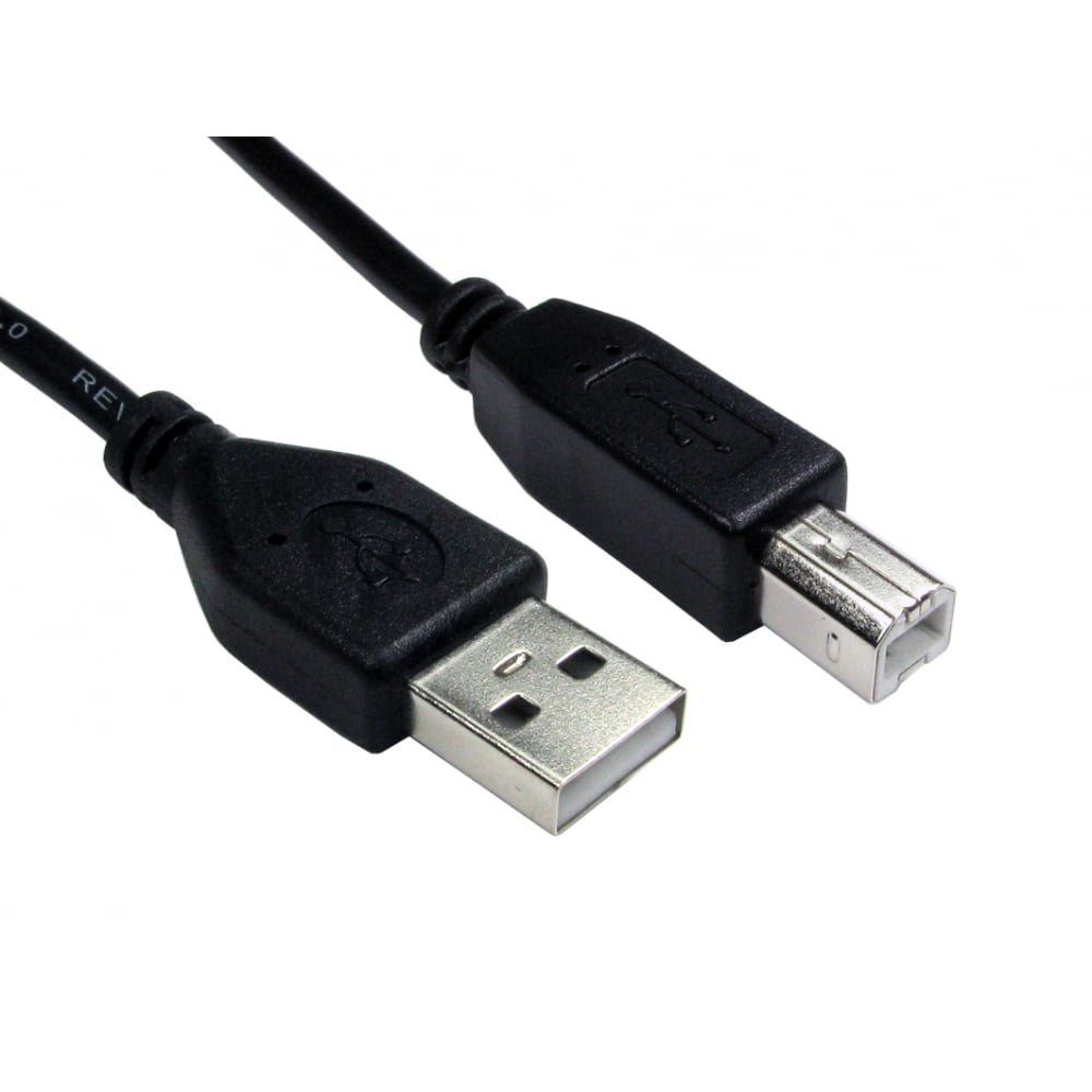 Cables Direct 99CDL2-103 USB cable USB 2.0 3 m USB A USB B Black - Image 1