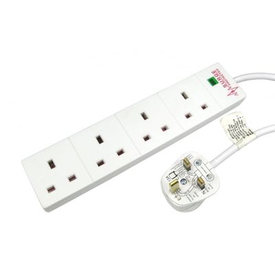 Target RB-02M04SPD power extension 2 m 4 AC outlet(s) Indoor White