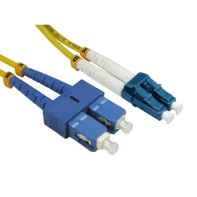 Cables Direct CDL 1MTR LC-SC SM 9/125 - YELLOW