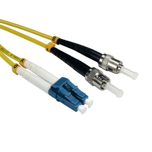 Cables Direct CDL 2MTR LC-ST SM 9/125 - YELLOW - Image 1