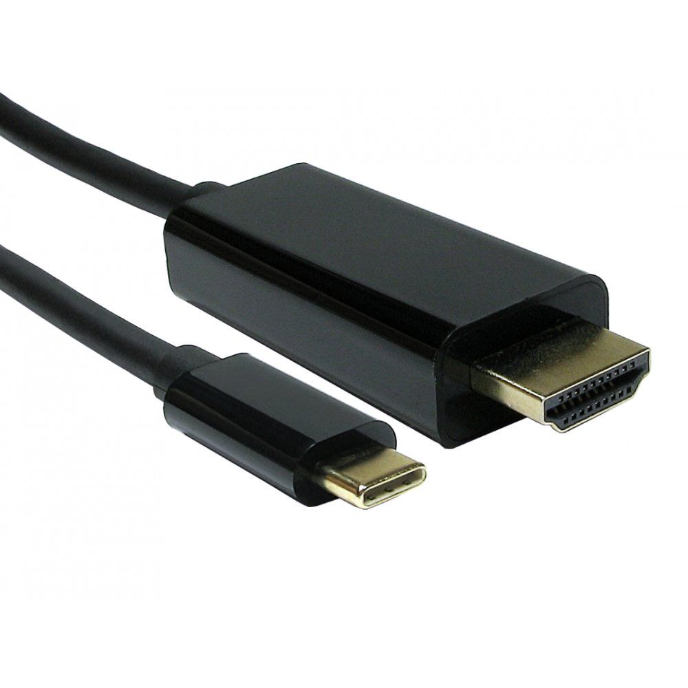 Cables Direct USB C to HDMI 4K @ 60HZ 3 m USB Type-C HDMI Type A (Standard) Black - Image 1