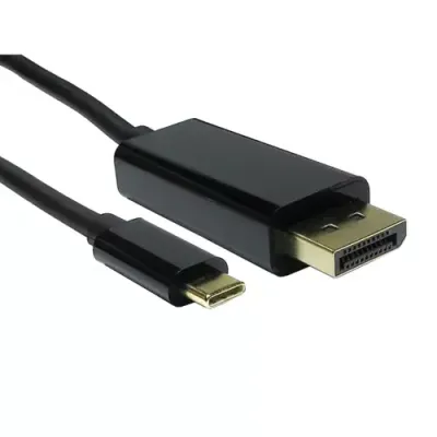 Cables Direct USB C to DP 4K @ 60HZ 2 m USB Type-C DisplayPort Black - Thumbnail 2