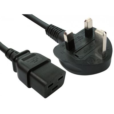 Cables Direct RB-293WH power cable Black 2 m Power plug type G C19 cou