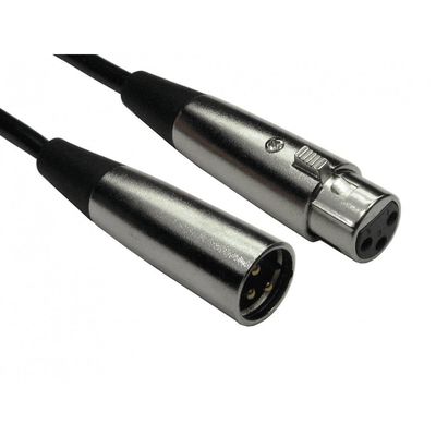 CDL 6m 3 Pin XLR M to F Silv C