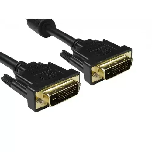 Cables Direct 77DVID-205 DVI cable 5 m DVI-D Black - Image 1