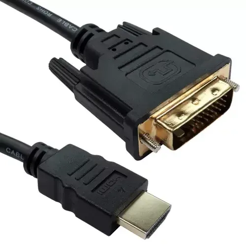 Cables Direct 99DVHD-305 video cable adapter 5 m HDMI Type A (Standard) DVI-D Black - Image 1