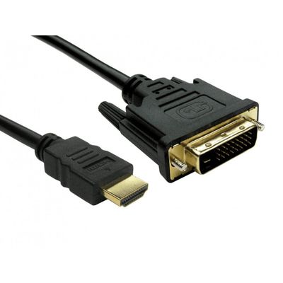 Cables Direct 99DVHD-305 video cable adapter 5 m HDMI Type A (Standard) DVI-D Black - Thumbnail 2