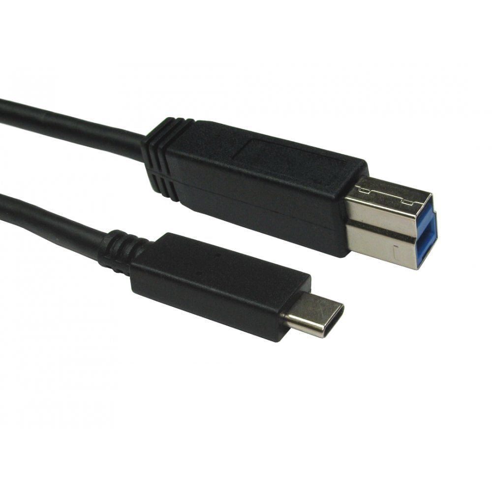 Cables Direct USB3C-981B-3M USB cable USB 3.2 Gen 1 (3.1 Gen 1) USB B USB C Black - Image 1