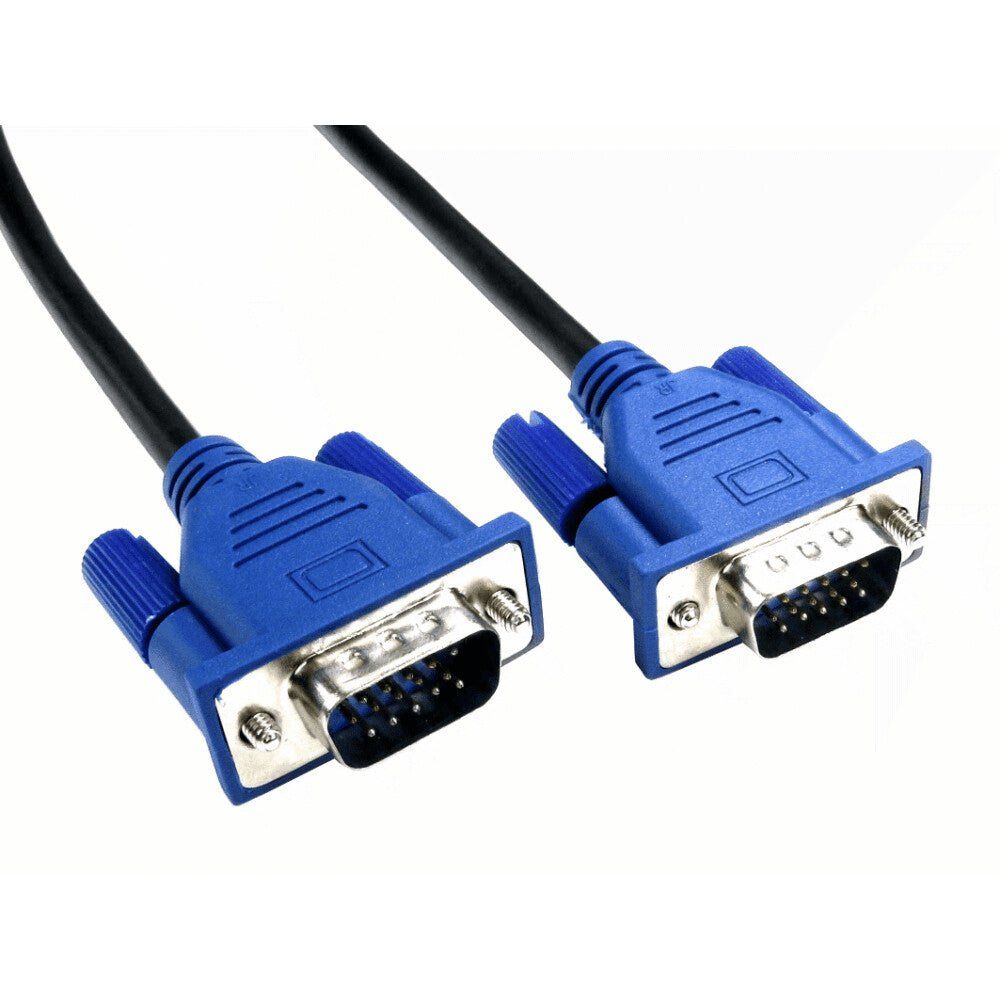 Cables Direct CDEX-LPLZ-01BL VGA cable 1 m VGA (D-Sub) Black. Blue - Image 1