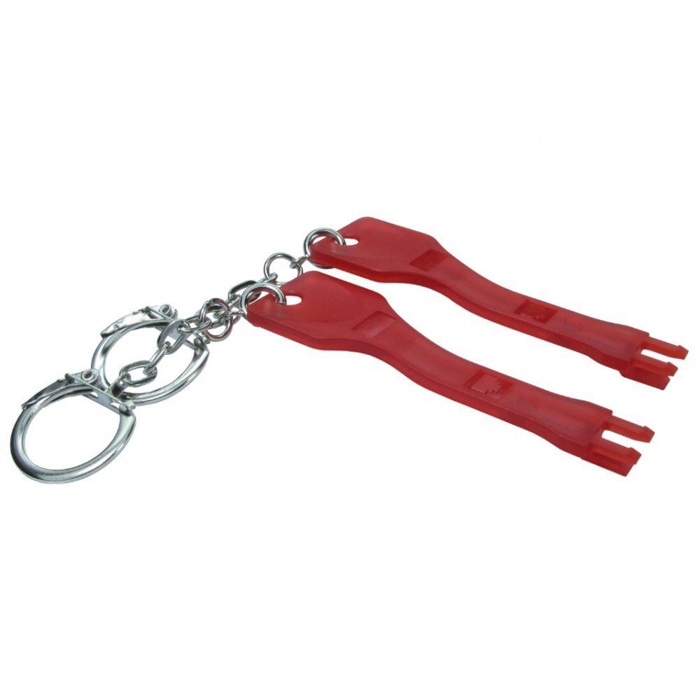 Cables Direct NLRJ45-PB04 port blocker Port blocker key RJ-45 Red Plastic 1 pc(s) - Image 1