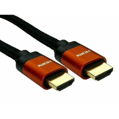Cables Direct CDLHD8K-01CP HDMI cable 1 m HDMI Type A (Standard) 2 x HDMI Type A (Standard) Black, Orange
