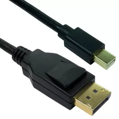Cables Direct CDLMDP8K-01MK DisplayPort cable 1 m Mini DisplayPort Black - Thumbnail 2