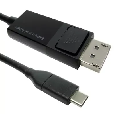 Cables Direct USB3C-DP-BD01 video cable adapter 1 m USB Type-C DisplayPort Black