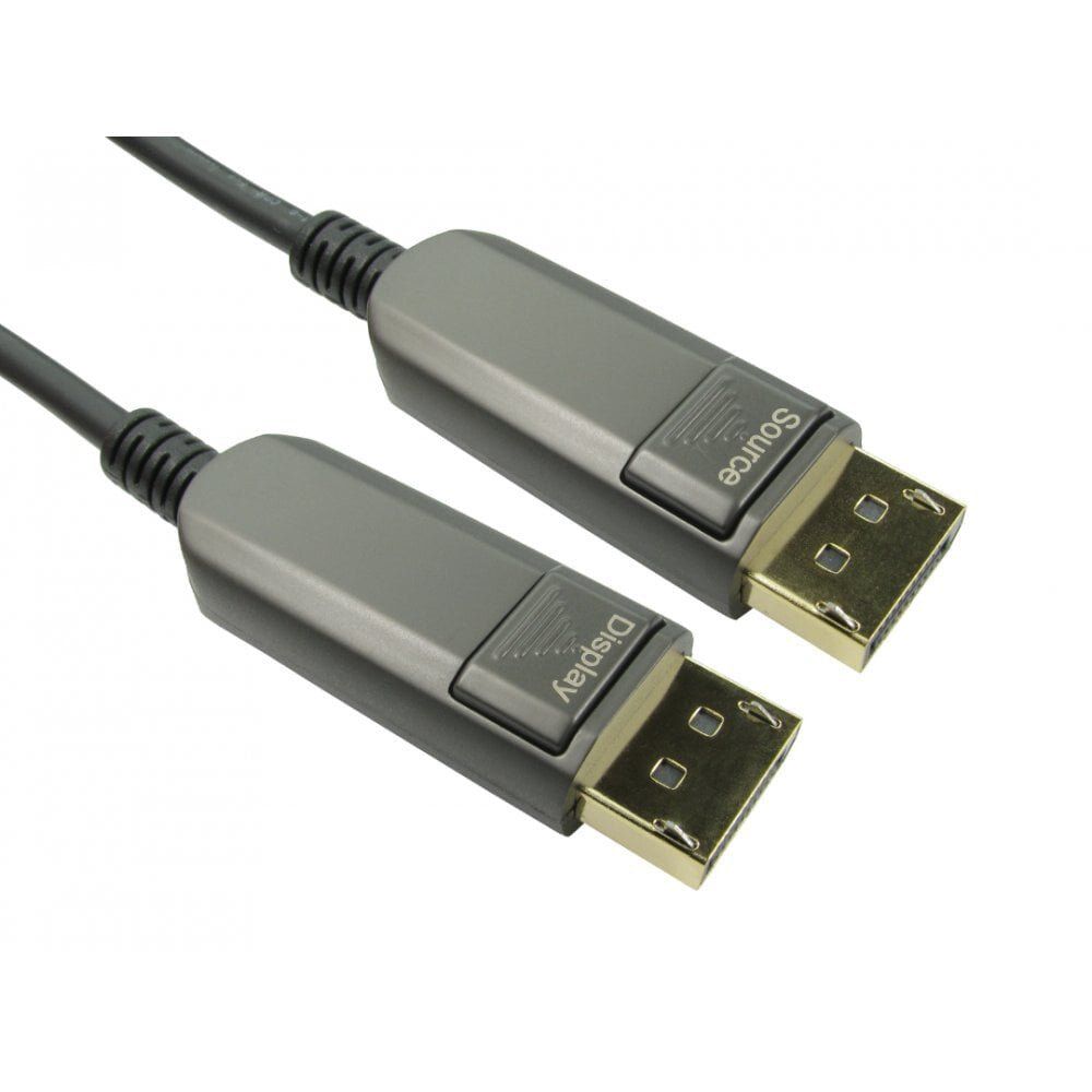 Cables Direct AOCDP-010 DisplayPort cable 10 m Black, Grey - Image 1