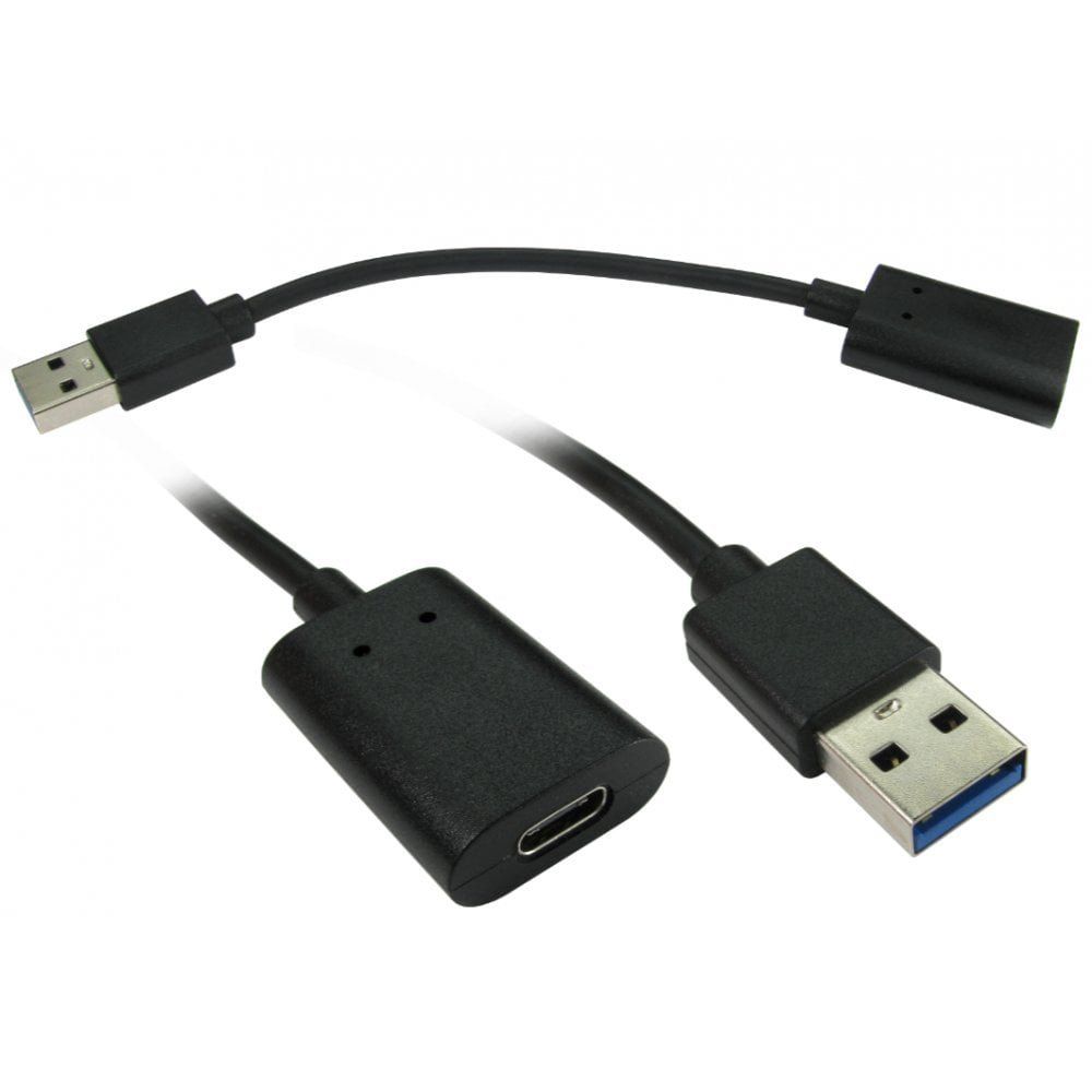 Cables Direct USB3C-951REV USB cable USB 3.2 Gen 2 (3.1 Gen 2) USB A USB C Black - Image 1