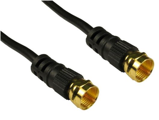 Cables Direct F M/M. 5m coaxial cable Black