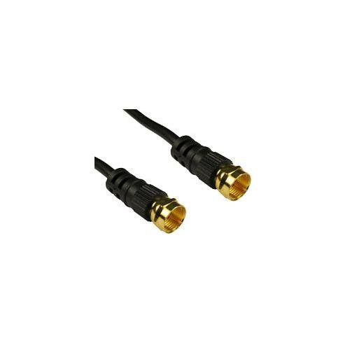 Cables Direct F M/M. 1.5m coaxial cable Black - Image 1