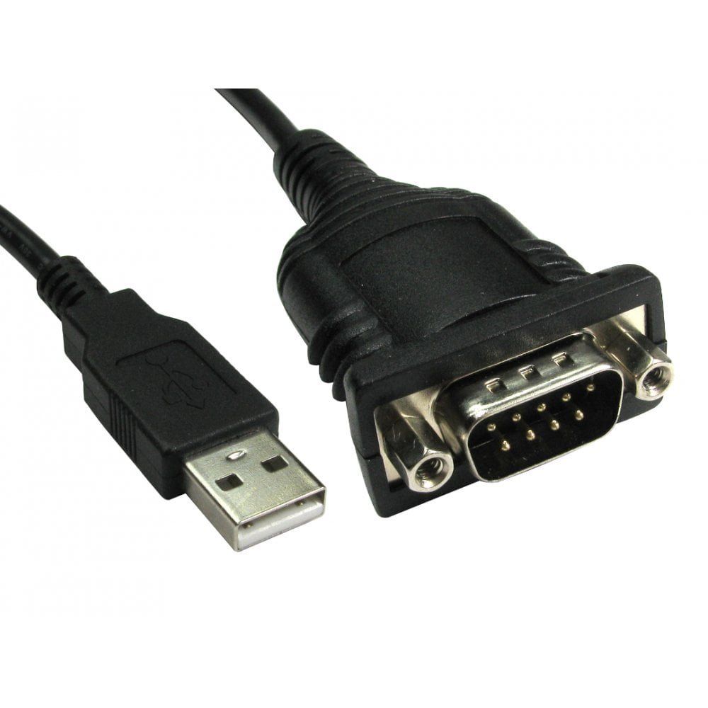 Cables Direct NLUSB-0039A serial cable Black 0.2 m DB-9 USB A - Image 1