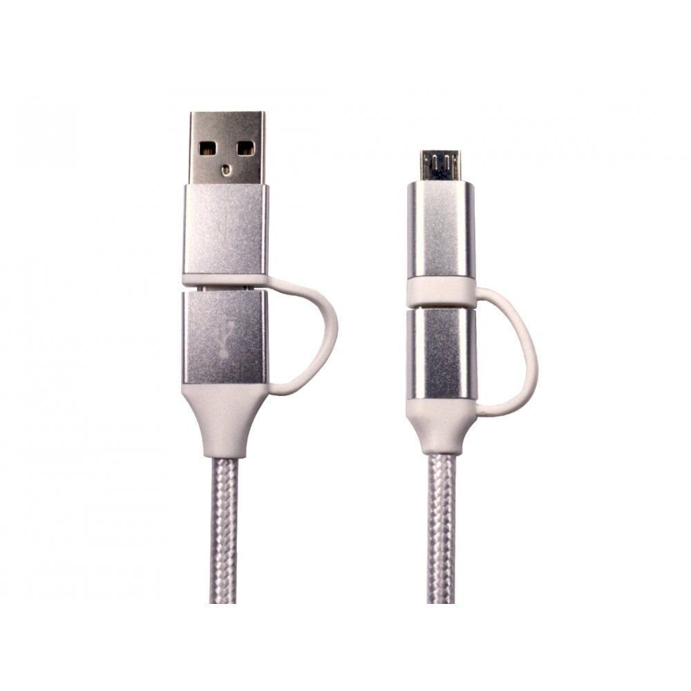 Cables Direct NLMOB-4CBDWT-1H USB cable USB 2.0 1.5 m USB C White - Image 1