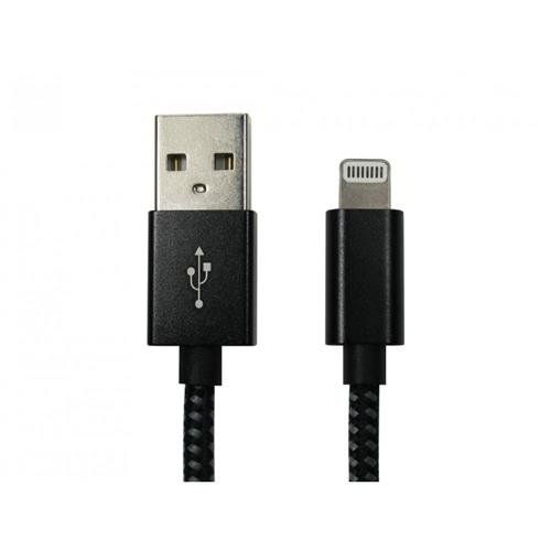 Cables Direct CDL 2M Black USB2.0 A - Lightning - Image 1