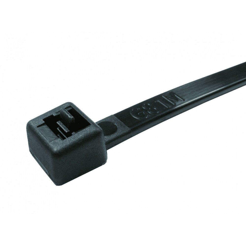 Cables Direct CTR-200B cable tie Ladder cable tie Nylon Black 100 pc(s - Image 1
