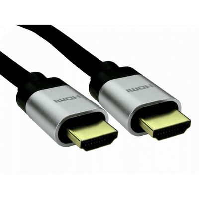 Cables Direct CDLHD8K-10SLV HDMI cable 10 m HDMI Type A (Standard) Black, Silver