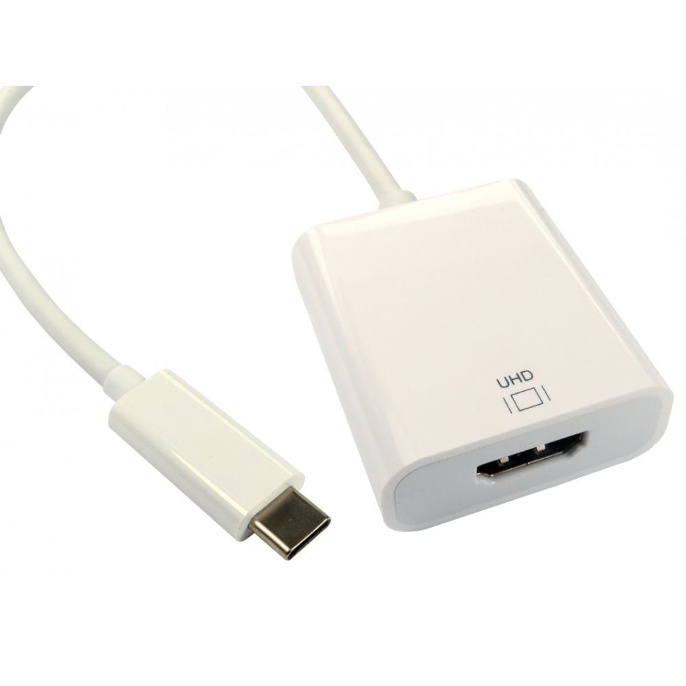 Cables Direct USB3C-HDMICAB4K video cable adapter 0.15 m USB Type-C HDMI White - Image 1